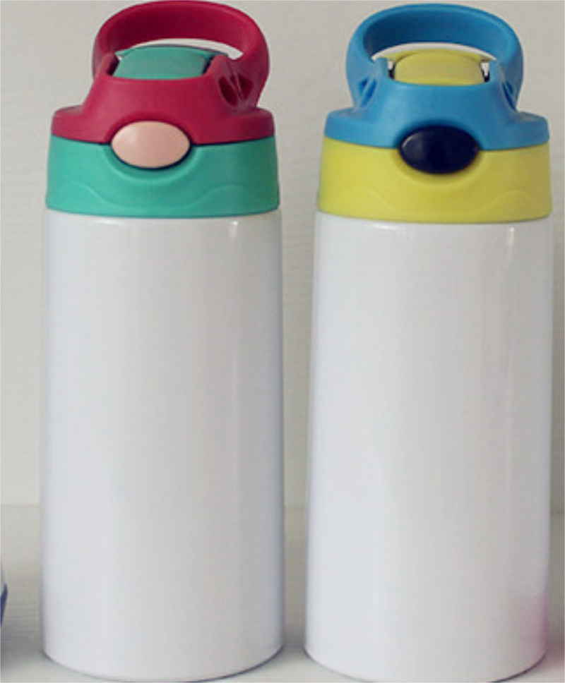

DIY sublimation 12oz watter bottle straight tumbler stainless steel sippy cup 350ml straw cups good quality for kids 80 S2