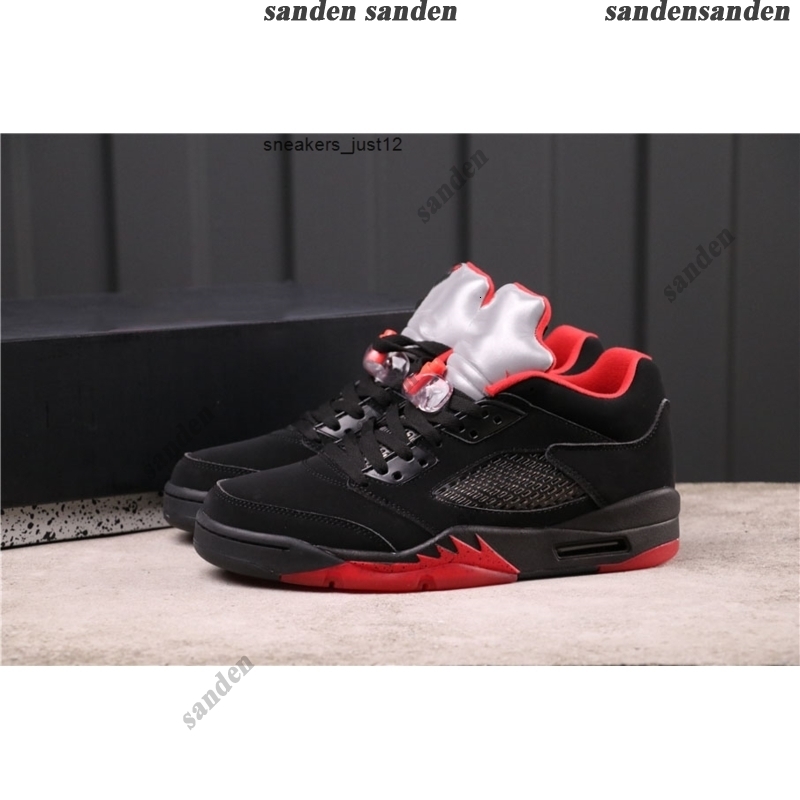 

Good Quality Jumpman 5 Low Alternate Basketball Shoes Black New Collaboration Fashion Sports Zapatos Sneakers Ship With Box