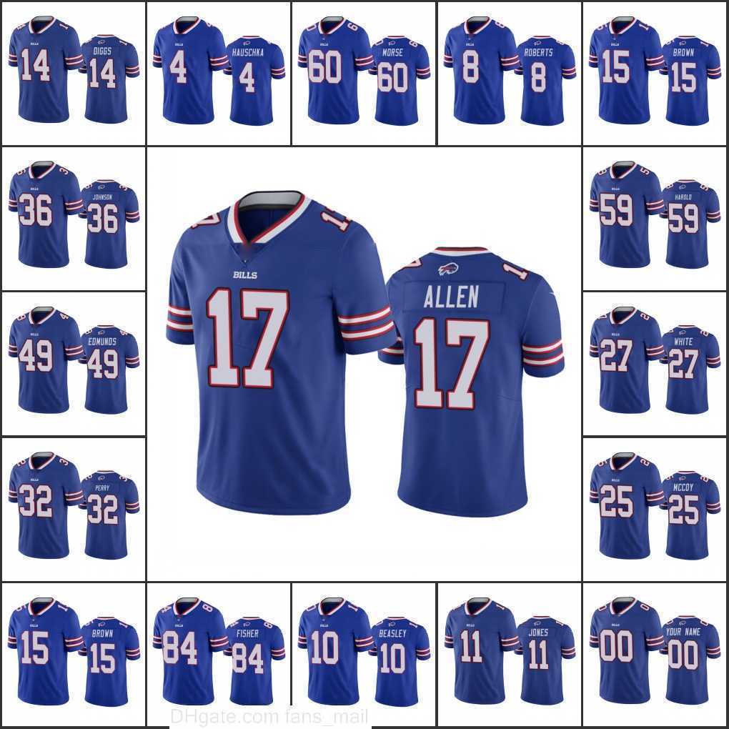 

Buffalo's Bills's Men #25 LeSean McCoy 14 Stefon Diggs 17 Josh Allen Woman Youth Custom Royal Vapor Untouchable Limited Men's Nfl's Jersey, 11