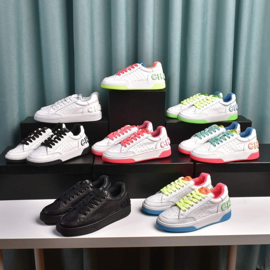 

2021 high quality Classical men women Unisex low Sneaker Casual shoes White star platform Sandals shoes Party Lovers Size 36-45 designer, Black