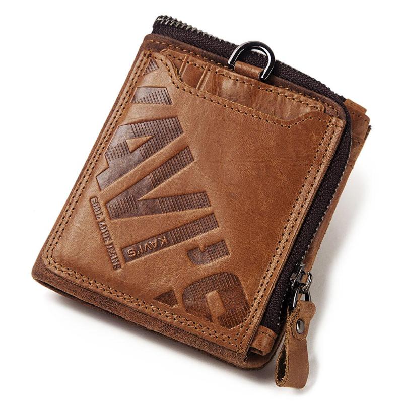 

Wallets Wallet Card Bag Genuine Leather ID Holder Money Men's Pouch 2021 Designer Brown Brands With Coins Pockets