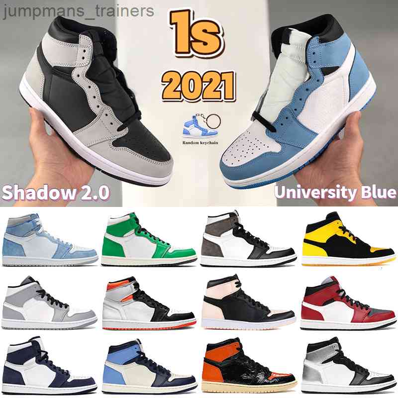 

Top 3 University Blue 1 1s men Basketball Shoes shadow hyper royal electro orange dark mocha crimson tint UNC mens trainers Women Sneakers, 31 black toe