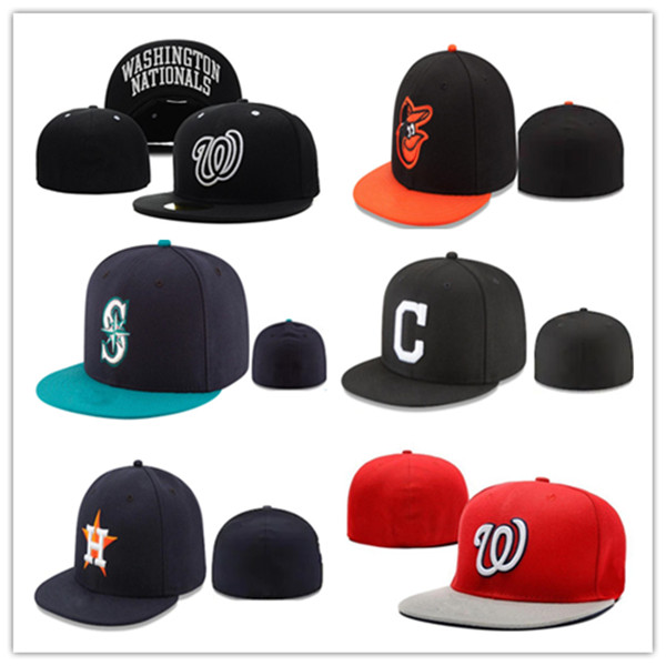 

2021 Men's Mariners S letter Baseball Fitted Caps gorras for men women fashion hip hop bone brand hat summer sun casquette Snapback Hats