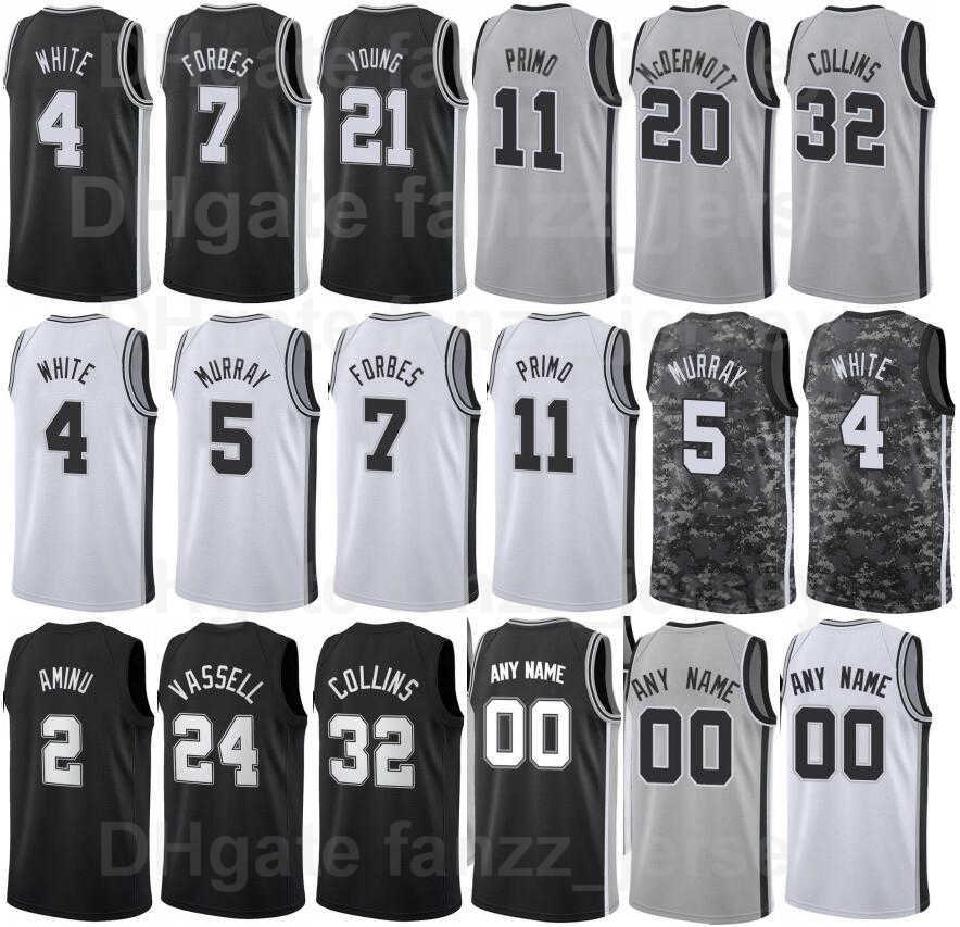 

Men Women Kids Screen Printed Tony Parker Jersey 9 Basketball Manu Ginobili 20 Bruce Bowen 12 David Robinson 50 Tim Duncan 21 Thaddeus Young Al-Farouq Aminu 5, White