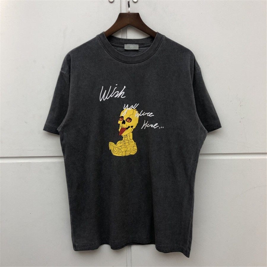 

2021 New Ss Desejo Que Voc Estava Aqui T-shirts Homem Mulher Astroworld Travis Scott t Camisa Superior Ny46
