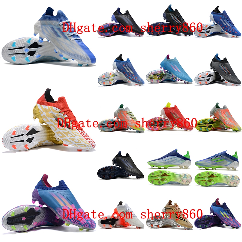 

2022 top quality mens soccer shoes s X Speedflow+ FG Speedflow.1 cleats football boots scarpe da calcio, As picture 18
