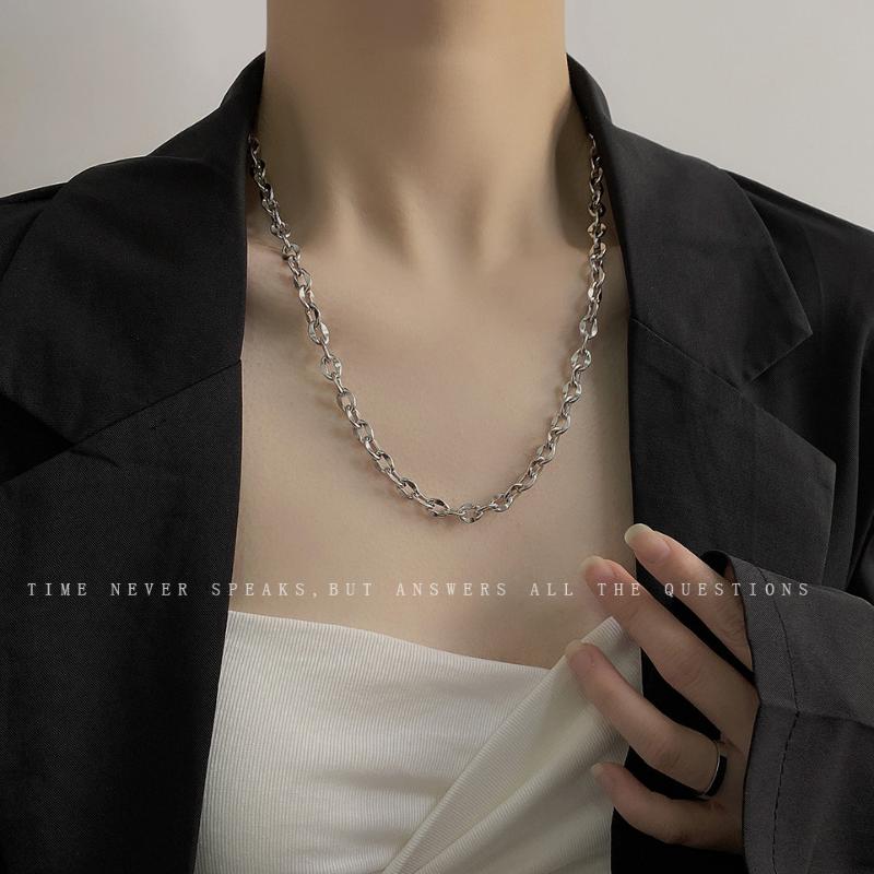 

Pendant Necklaces Fashion Simple Veggie Chain Hundred Match Net Necklace Female Ins Personality Street Hip-hop Collarbone Tide