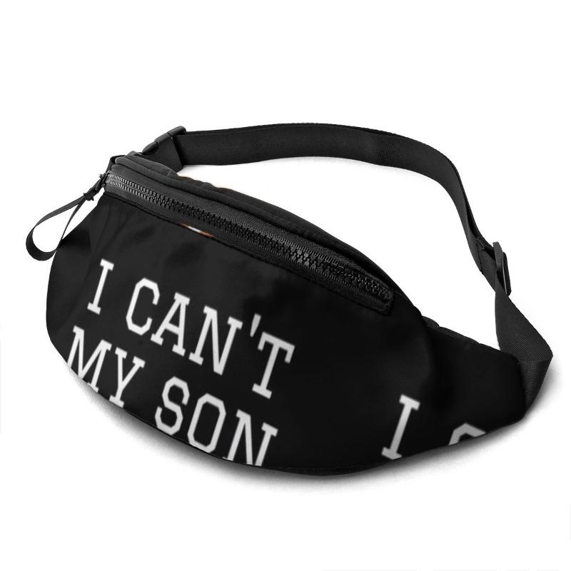 

Waist Bags Football Bag Jogging Unisex Pack Polyester Pattern