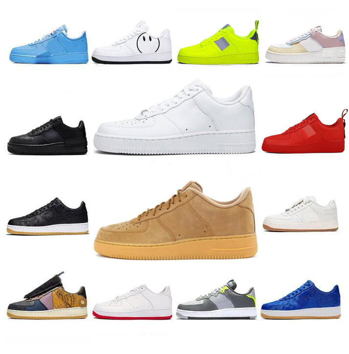 

Classic Men Air Forces Low Mens Airforces 1 Running Shoes Shadow Triple White og Utility Black Red Wheat Platform Shoe Aurora Women Trainer
