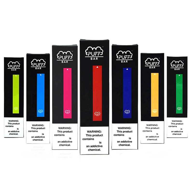 

Newest PUFF BAR 300+Puff Disposable Pod Cartridge 280mAh Battery 1.3mL Pre-Filled Vape Pods Stick Style Many Colors Portable Vaporizer