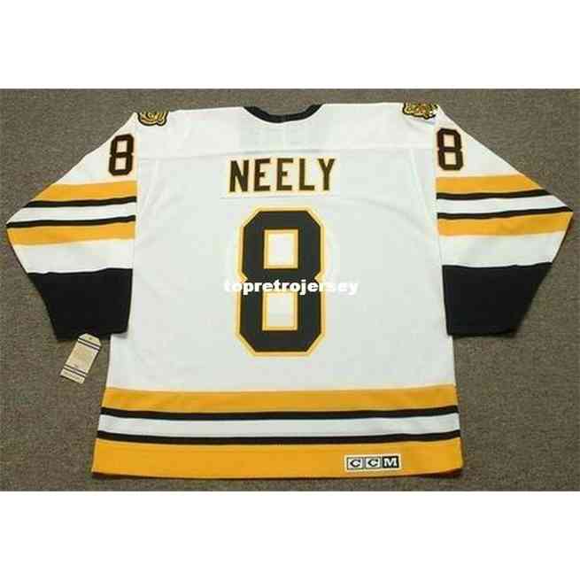 

Wholesale Mens Cam Neely 1990 Ccm Vintage Home Cheap Retro Hockey Jersey, White