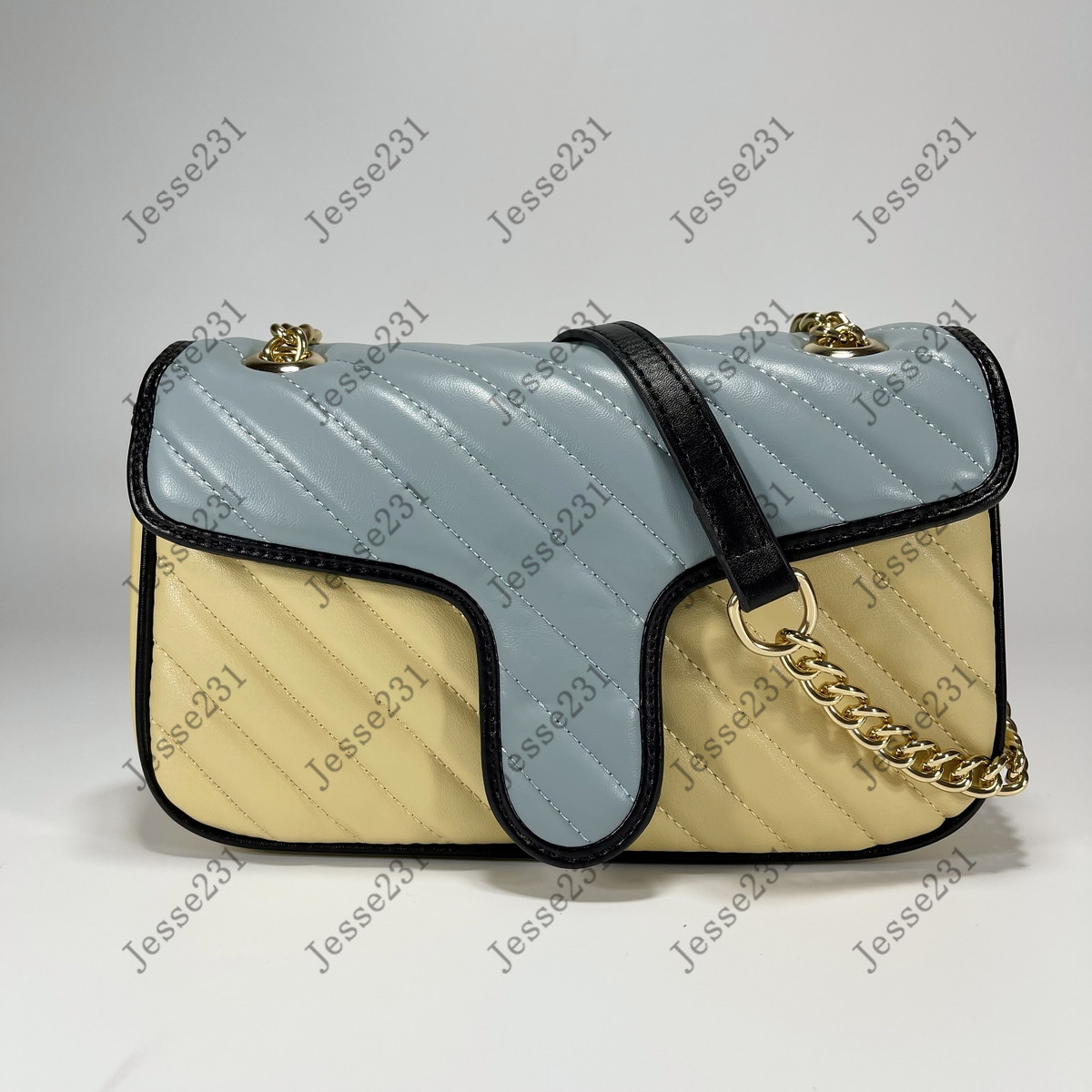 

New Classic Designer Crossbody Bag Women Shoulder Bags Leather 26cm Gold Chain Strap Handbag Tote Cross Body Bag Messenger Purses, Red