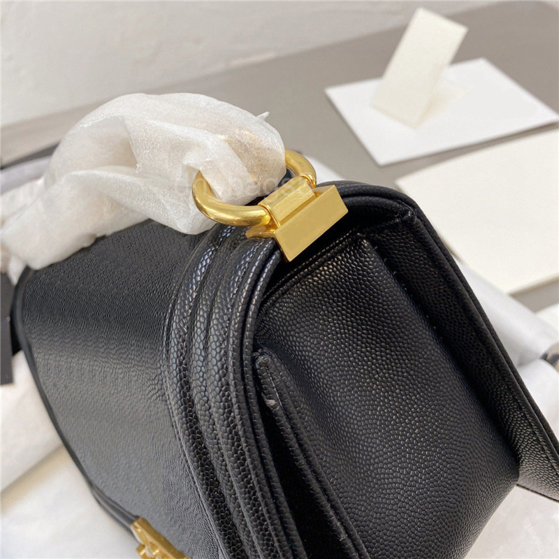 

fashion Women Classic Mini Boy Bags Quilted Chain Flap Diamond Calfskin Caviar Genuine Leather Shoulder Crossbody Bag wholesale Handbags, Make up the difference