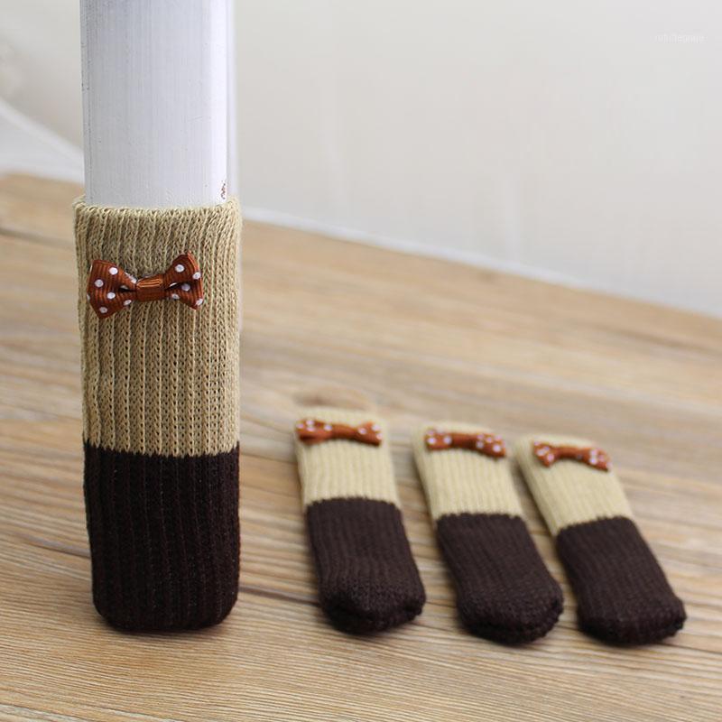 

Chair Covers 24Pcs Double Knit Mute Table Legs Floor Protector Leg Sleeve Foot Cover Socks Wear-resistant Mats1