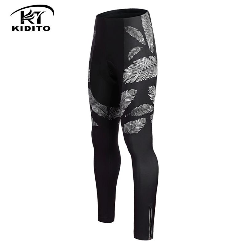 

Racing Pants KIDITOKT 2021 Winter Thermal Cycling Keep Warm Mountain Bike Trousers MTB Bicycle Tights For Men, Pants only