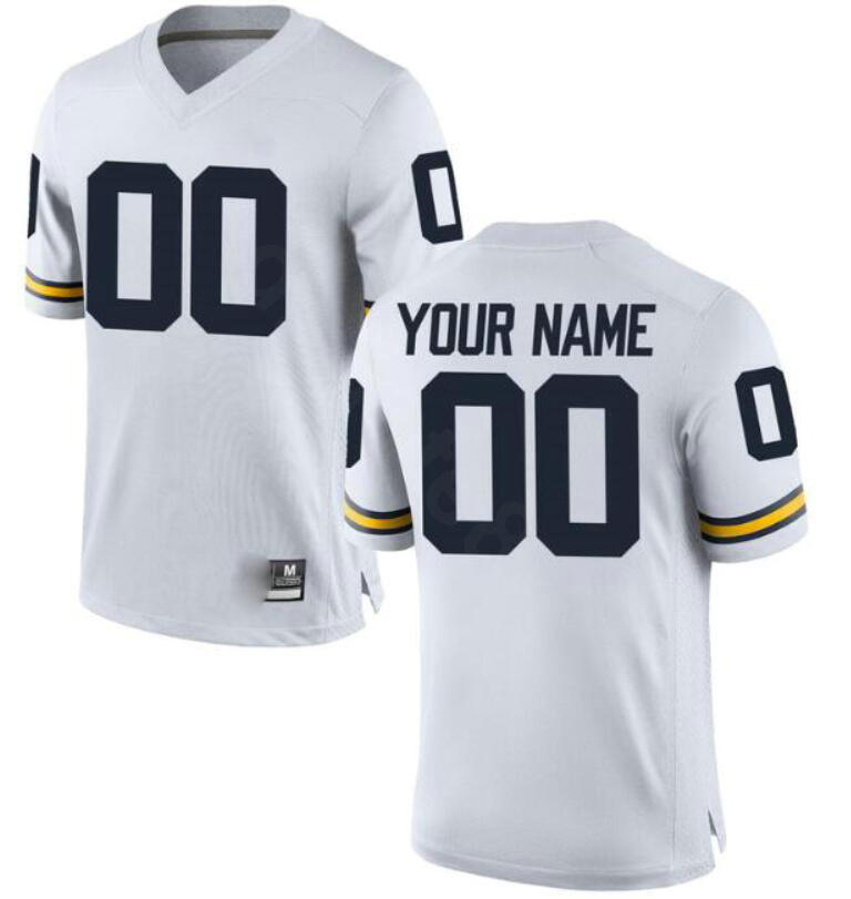 

Professional Custom Jerseys NCAA Michigan Wolverines Football Jersey Logo Any Number And Name All Colors Mens Football Jersey A0