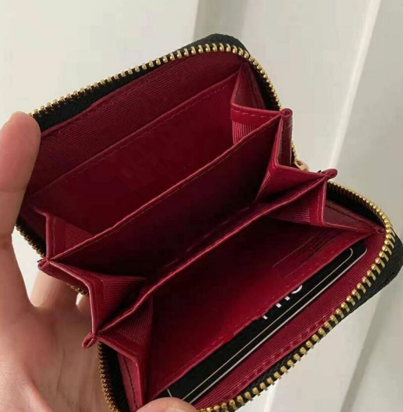 

Classic Caviar Women's Zipper Wallet Luxury Designer Multi-Card Slots Large-capacity Brand Design Female Card Bag Coin Purses Famous Ladies Clutch Bags, Black