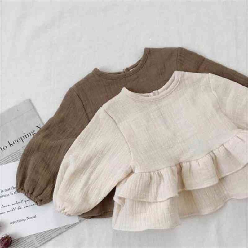 

brand boys blouse spring autumn japan amp korean style toddler baby girl ruffles sweet children linen clothes, Blue