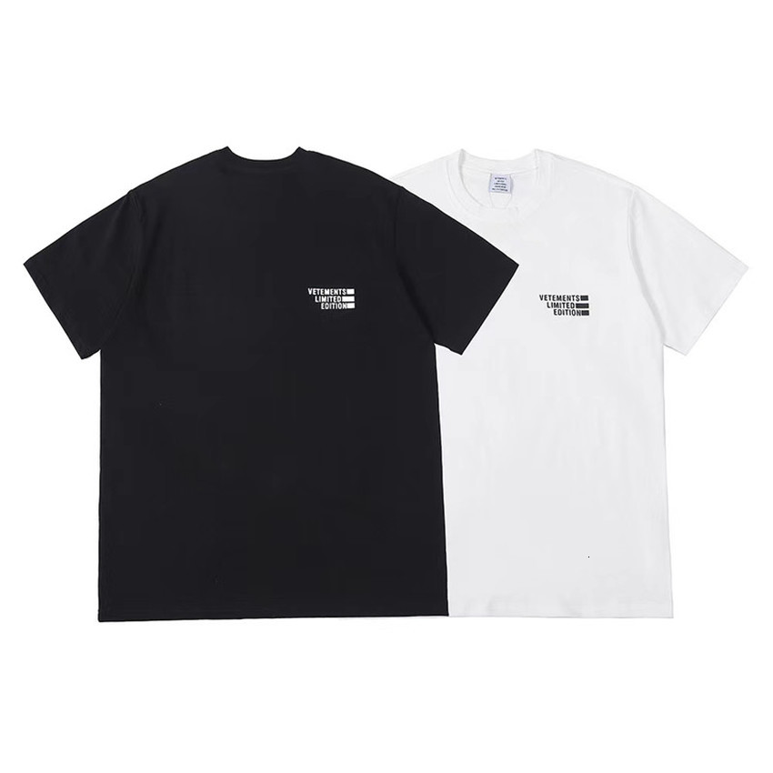 

2021 New 2021ss Vetements Limited Edition Tee Men Women High Quality T-shirt Vtm Tops Collar Tag Best Seller Oversized 7wy0
