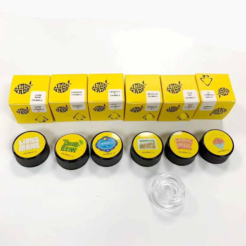 

Lemonnade Concentrate Jar 5ML glass can live resin crumble rosin badder 1g wax containers