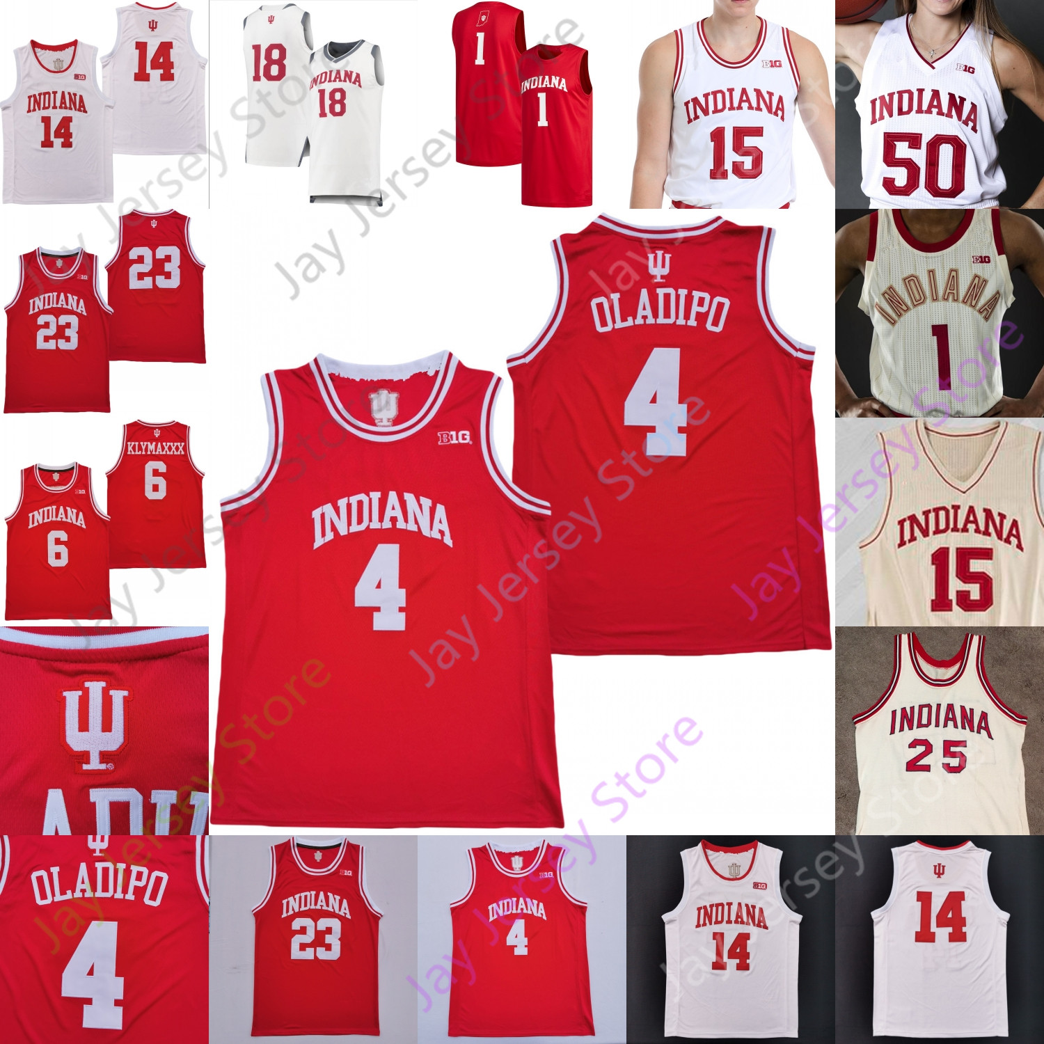 

Indiana Hoosiers Basketball Jersey NCAA College Oladipo Khristian Lander Trayce Jackson-Davis Geronimo Tamar Bates Logan Duncomb Miller Kopp Rob Phinisee, Cream