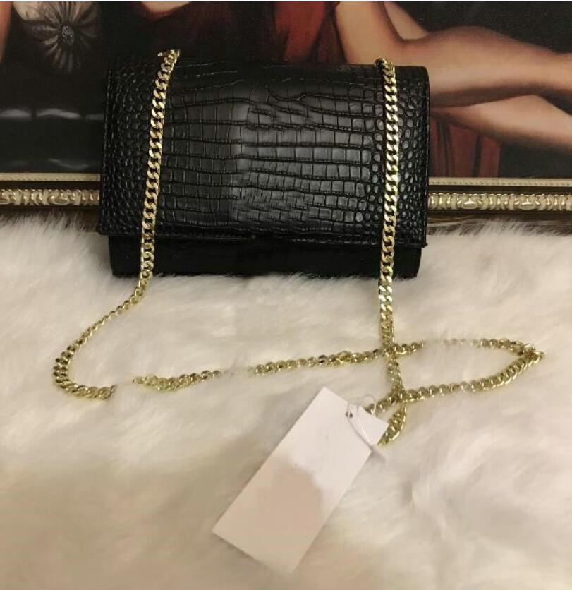 

crossbody bag women handbags purses gold chain shoulder bags good quality pu leather classic hots sale style ladies tote womenbag r-5q857, Glod