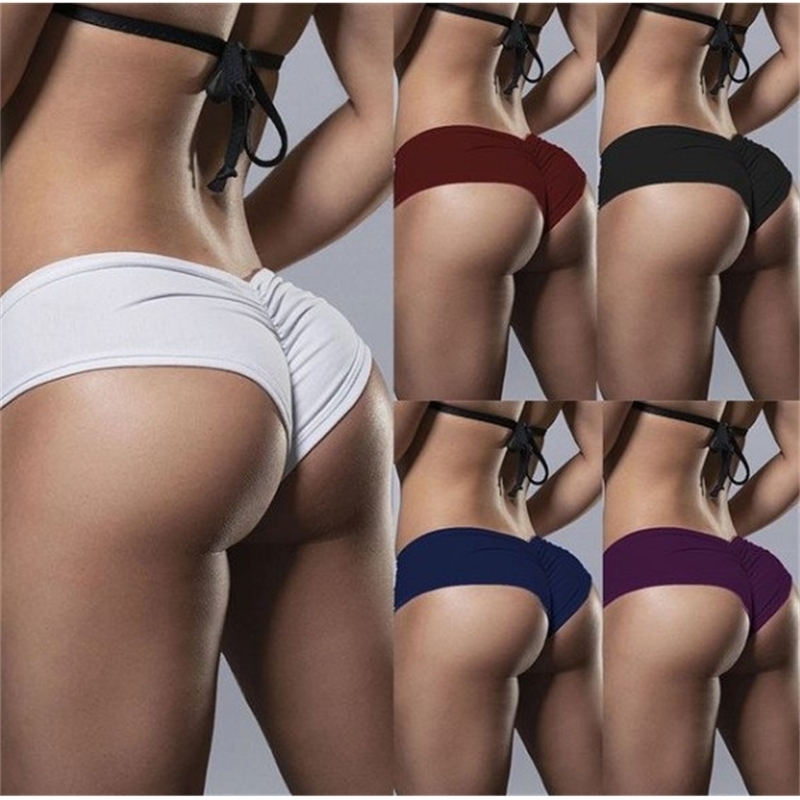 

2021 New Women' Breech Carrying Shorts Sexy Solid Leggings, White