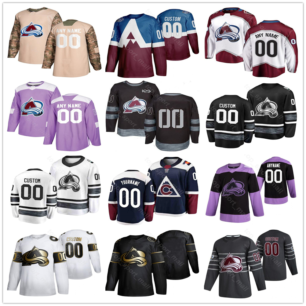 

Colorado Avalanche Jerseys Mens Women Kid Nikita Zadorov Johnson Philipp Grubauer Mark Barberio Samuel Girard Wilson Hockey Custom Jerseys, Black;red