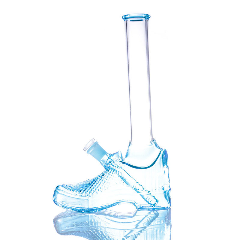 

Two colors 11.8inches long shoe cover bong water pipe glass bong for smoking