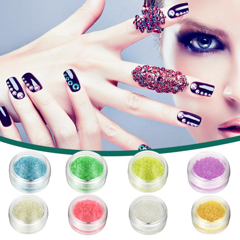 

Nail Night Light Drifting Sand Granules Fluorescent Stone Meteorite Granules Small Gravel Beauty Nail Decoration Supplies