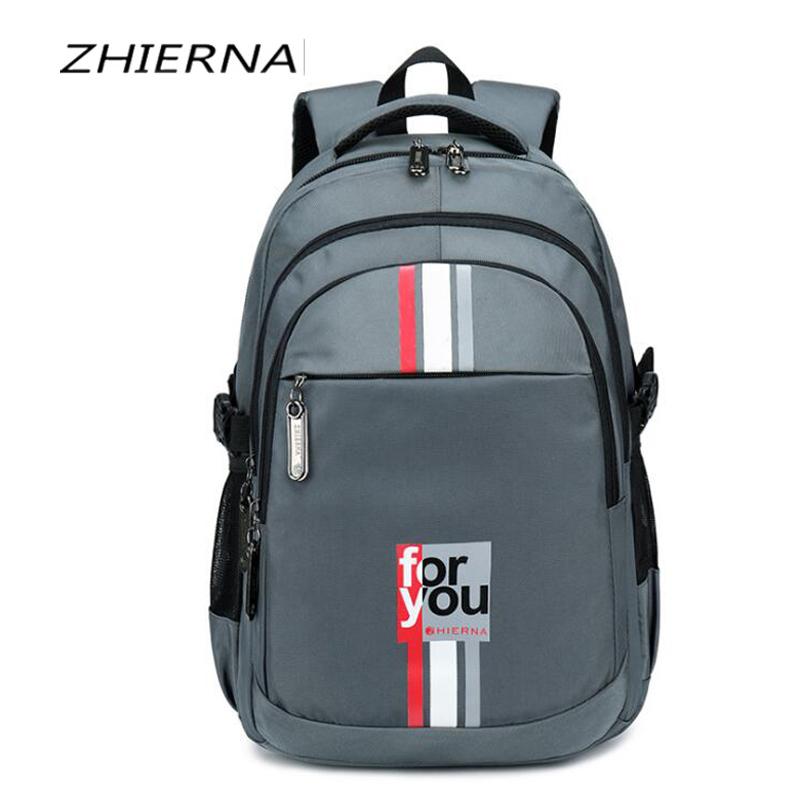 

Backpack ZHIERNA School For Male 2021 Waterproof Bags Teenage Boy Kids Schoolbag Luxury Mochila Infantil Laptop Knapsack, Black