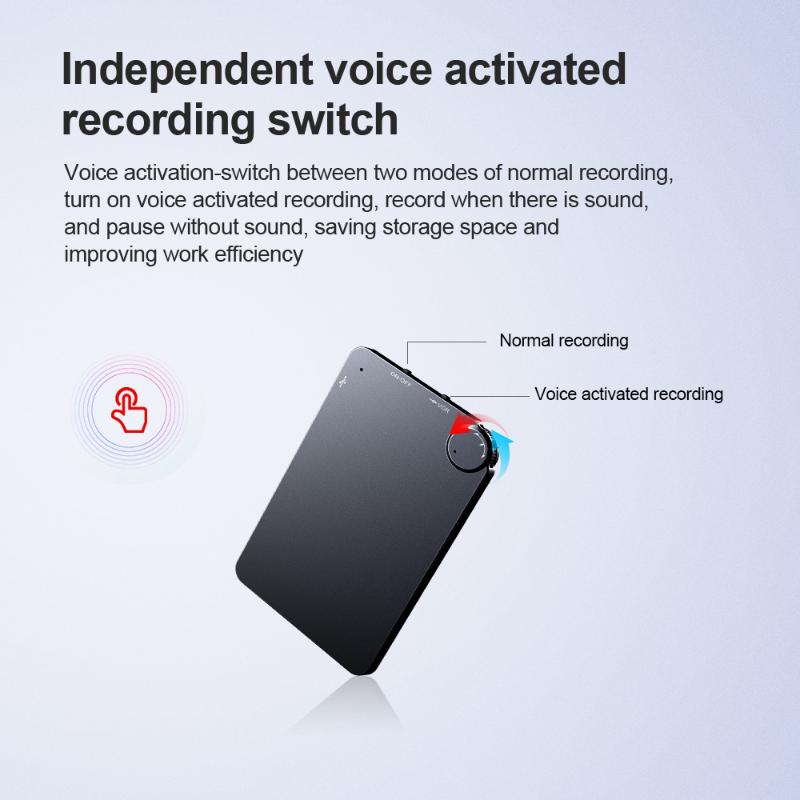 

Digital Voice Recorder K2 To Text Ultra-thin Machine Portable 32GB Activated Professional Sound Audio Dictaphone