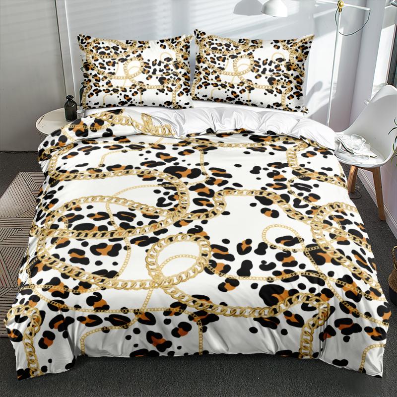 

Bedding Sets 3D Luxury Duvet Cover Quilt Set Comforter Covers Pillowcases Full King Queen Double  Size Bedspread, Luxury-026-white-2