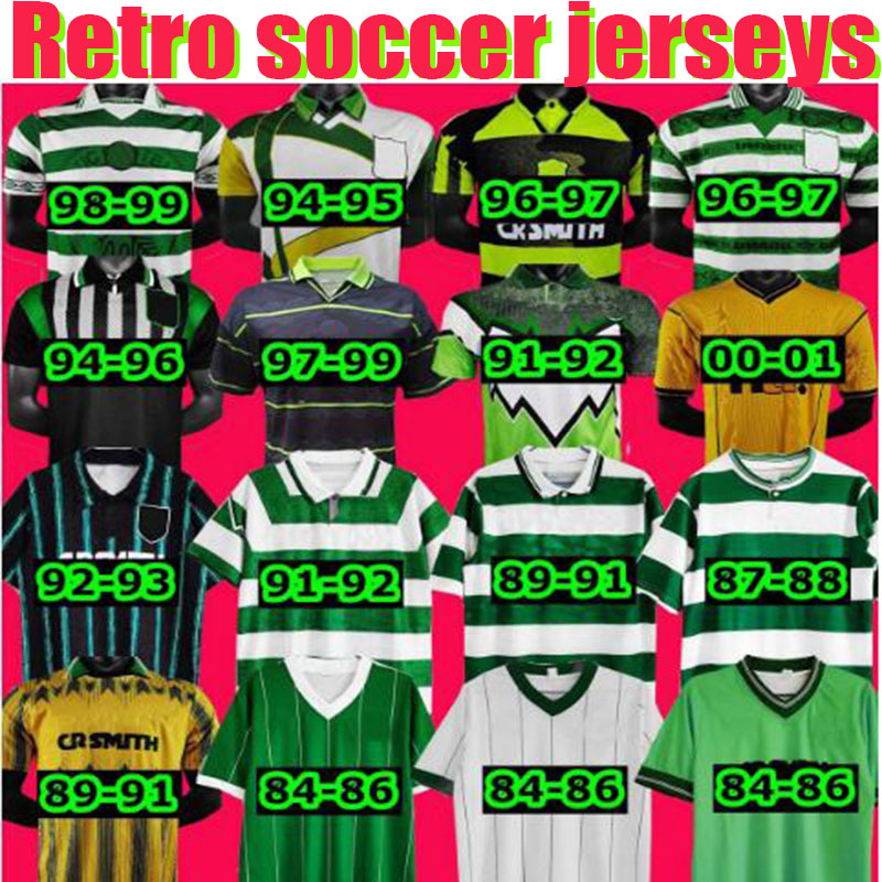 

Celtic Retro Jersey 1991 1993 1998 1999 1984 1986 1996 06 08 football shirts LARSSON Classic Vintage Sutton 1995 1997 home away third, Grey