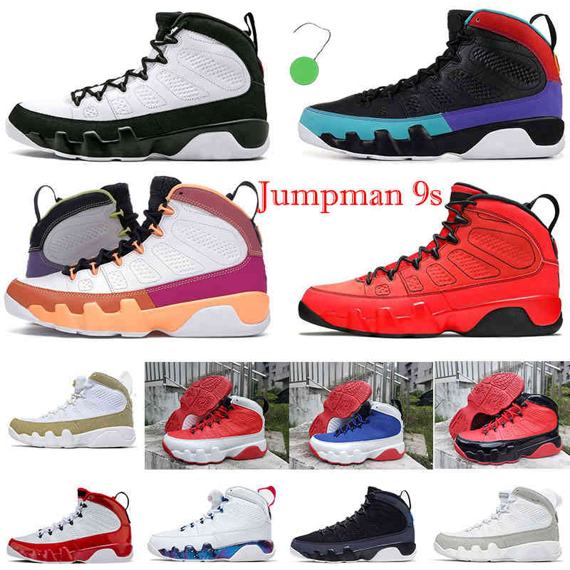 

2022 Jumpman 9 9s Change The World Mens Basketball Shoes Authentic Sneakers University Gold Racer Blue Gym Red UNC Dream do it Bred Men IX, C4 dream it do it