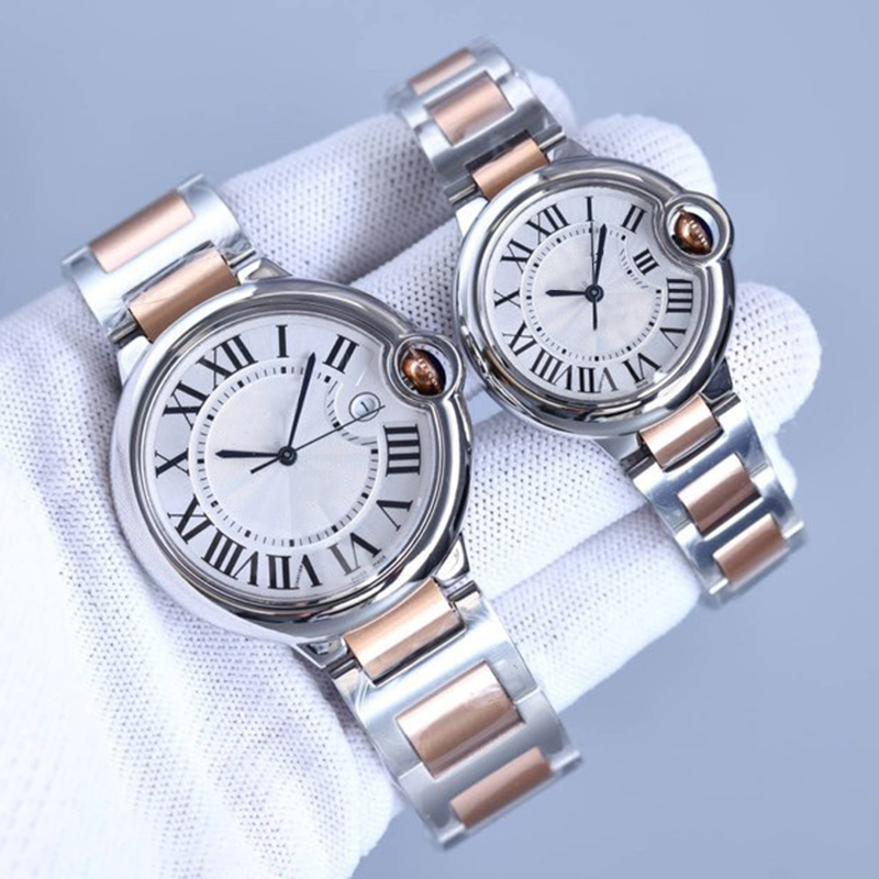 

Leisure Mens Watches Fashion Automatic Mechanical Watch 33mm 36mm Stainless Steel Strap Couple WristWatch Ladies WristWatches Holiday Gift Waterproof, Color 9