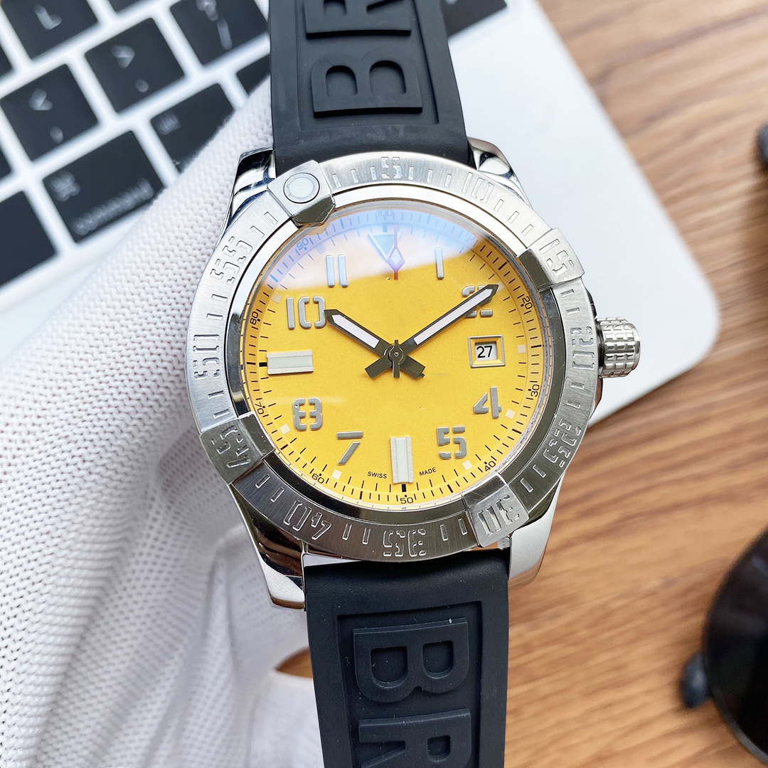 

Mens Watches 43mm High-quality Luxury Designer Watches Oyster Perpetual Wristwatches Datejust Mechanical Watch Top Brand Automatic Movement Rubber Strap