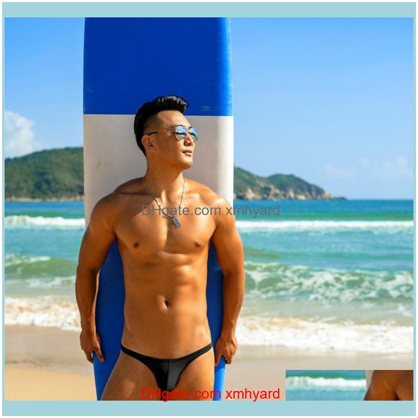 

Mens Equipment Sports & Outdoorssd665 Solid Dark Blue Black Sexy Gay Swimwear Bikinis Beach Shorts Swim Briefs Swimming Trunk Low Waist Men