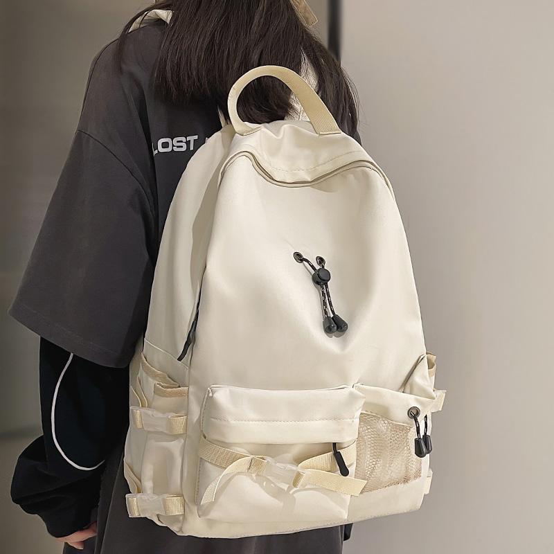 

Backpack Male Ladies Travel Mesh Cool School Women Men Nylon College Bag Fashion Girl Boy Student Trendy Female, Blue