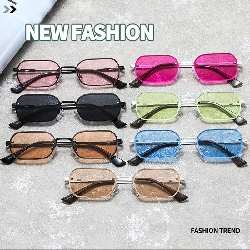 

Sunglasses Metal Full-frame Glasses Frame Male And Female Unisex Outdoor For Traveling Driving Sunshade Eyeglasses