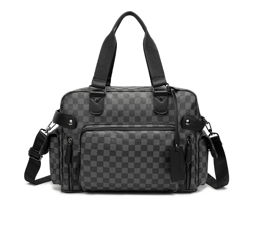 

Classic Flower Design Mens Leather Travel Bag,Portable Large Capacity Fitness Bag,Travel Shoulder Bag,Luggage Bag