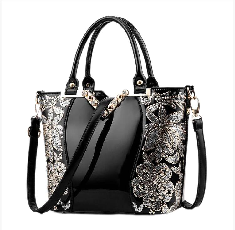 

Designer ladies handbag messenger bag style outdoor casual fashion high quality presbyopic one shoulder suitable for all kinds of occasions Rubber Sequins mxcz777, Red