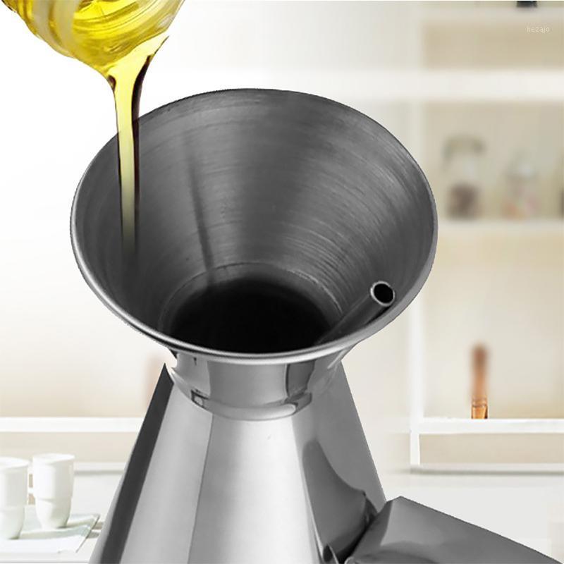

Storage Bottles & Jars 500ml Stainless Steel Restaurant Leak Proof With Handle Spice Large Capacity Durable Countertop Kitchen Organizer Oil