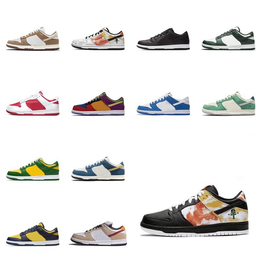 

Top quality SBdunk dunks Low Pro Boots Casual shoes Orange Yellow Green Blue women sport trainer outdoor Sneaker DH-D72, Black