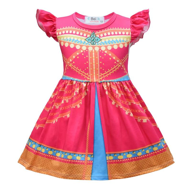 

Girl's Dresses 3-7Y Princess Dress For Girls Halloween Carnival Baby Rose Cosplay Costume Summer Cute Toddler Casual Clothes, Red;yellow