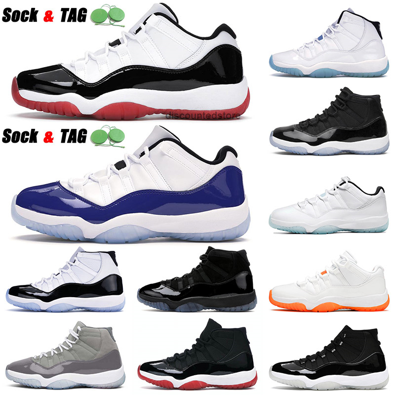 

Top Jumpman Low Bred Concord 11 11s Basketball Shoes XI Legend Blue 25th Anniversary Cool Grey Metallic Silver Trainers Outdoor Sneakers, A58 40-47 low legend blue