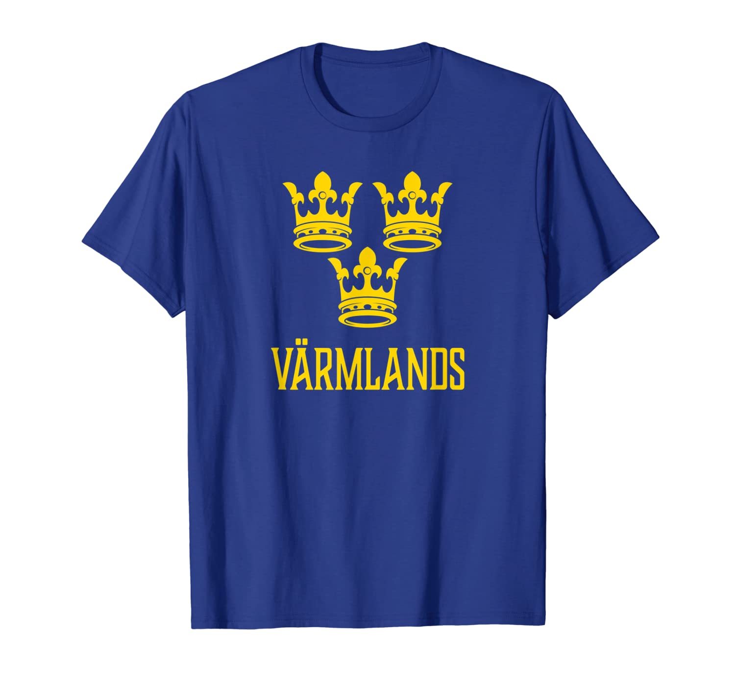 

Varmlands, Sweden - Swedish Sverige T-shirt, White;black