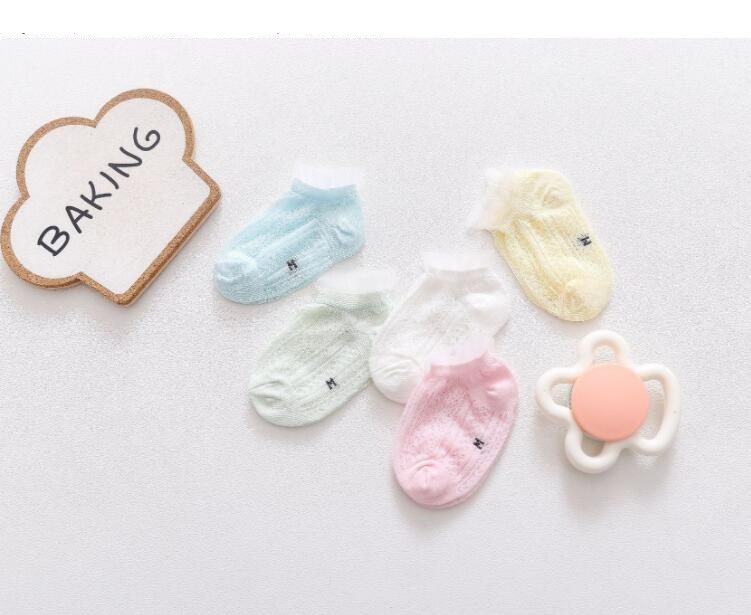 

Baby's socks shoes friends 5pairs/lot soft comfortable boy girl cute lovely geometric pattern summer ultra thin breathable mesh children's Cass lace cotton ankle sock, Boy hemp flowers
