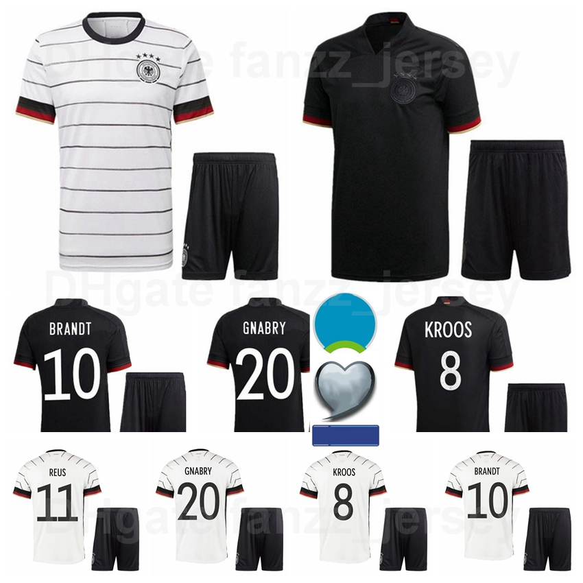 

National Team Germany 2021 2022 Soccer 10 Serge Gnabry Jersey Set 11 Timo Werner 8 Toni Kroos 6 Joshua Kimmich Football Shirt Kits, White