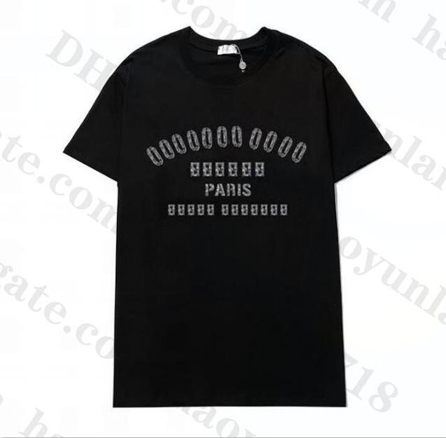 

2021 New Mens Women Designers T Shirt Fashion Men S Casual T Shirts Mens Clothing Luxur Street Cotton Tees Shorts Sleeve Clothes Tshirts, White;black